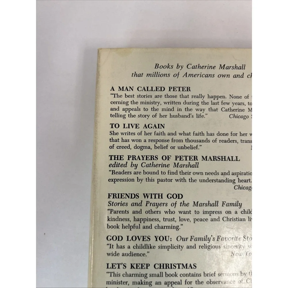 Beyond Our Selves Catherine Marshall 1961 HC DJ Christian Faith Memoir